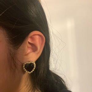 Black Pearl Earrings